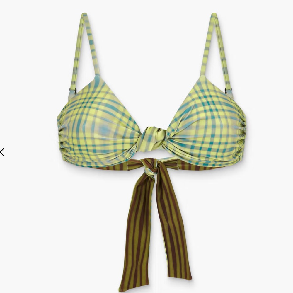 OAS Tree Lines Onda Bikini Top * Reversible
